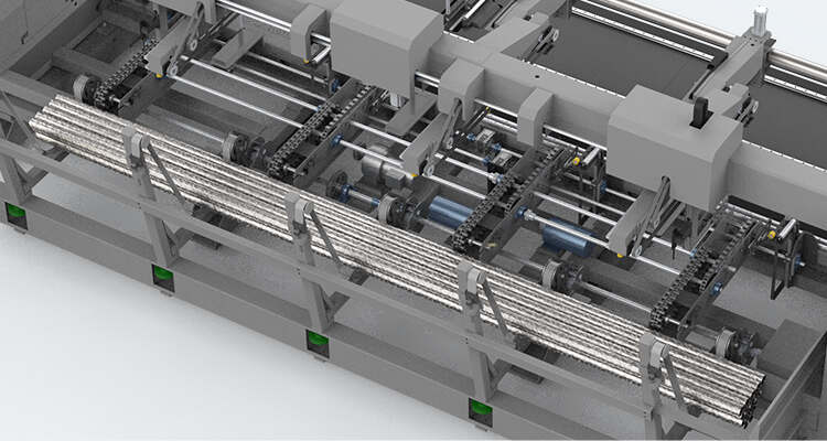 Automatic Feeding Horizontal Three Chuck Pipe Cutting Machine 350mm Big Diameter Tube Laser Cutting Machines