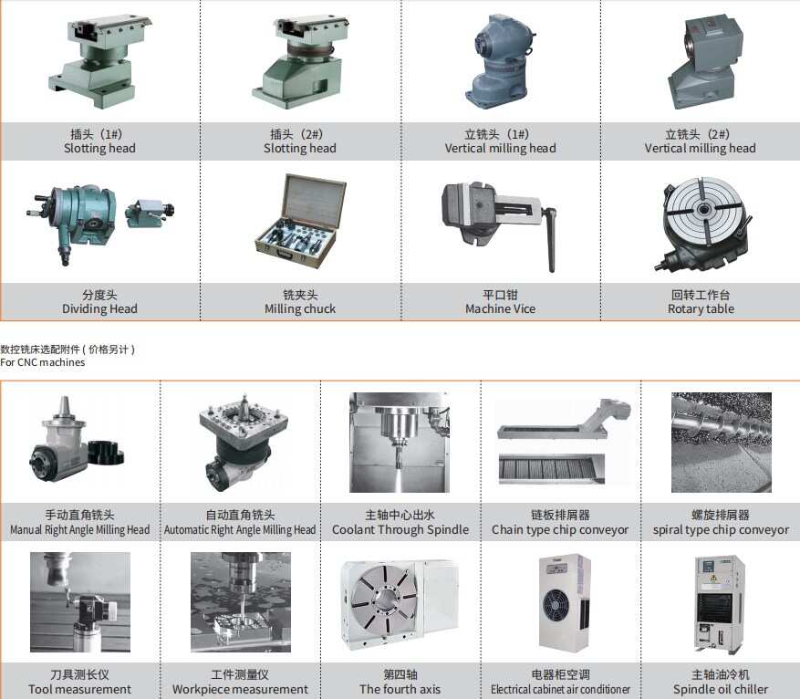 XK5025B/XK5030B Vertical Metal Working Cnc Knee-Type Milling Machine with Box Guideway