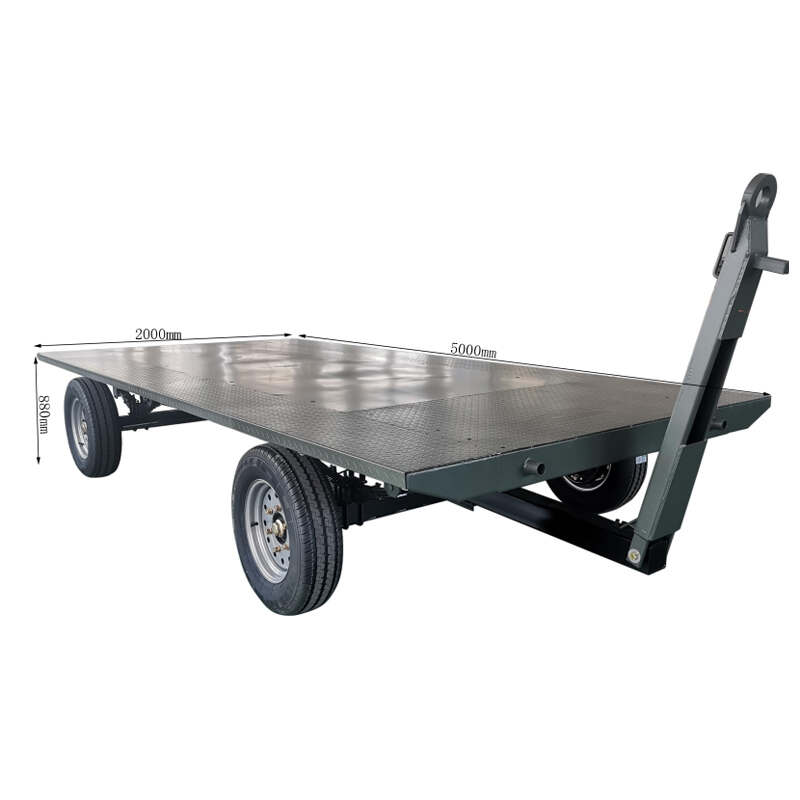 6-Ton Load Vehicle Traction Trailer for Large Machine Transport for Car Trailers