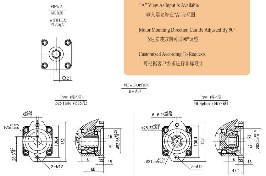 JS14 Ratio 85:1 Slewing Drive Gearbox Gear Reducer Slew Drive for Beam Carrier Fog Cannon
