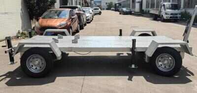 Load 3 Ton Engineering Crawler Machine Vehicle Excavator 4 Wheel Flatbed Trailer