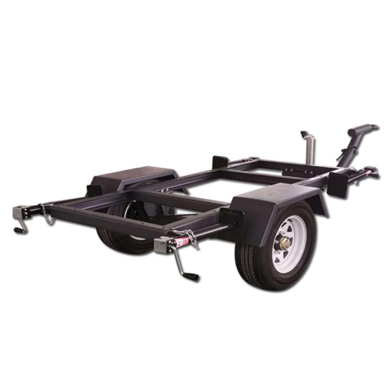 Two Wheel Axle Trailer with Torque Damping