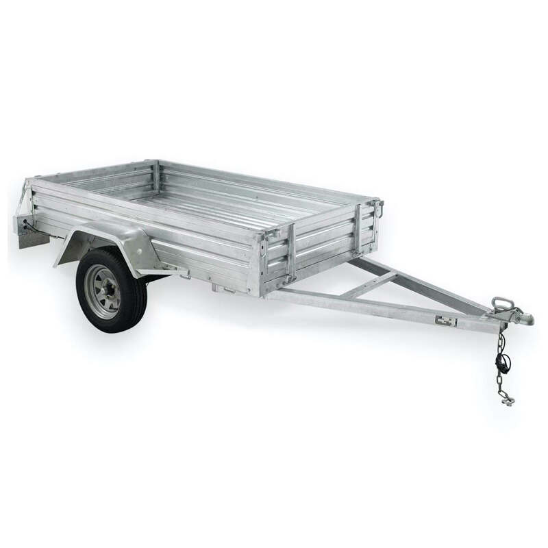750KG-3000KG Flatbed Trailer Farm Net Cage ATV Trailer