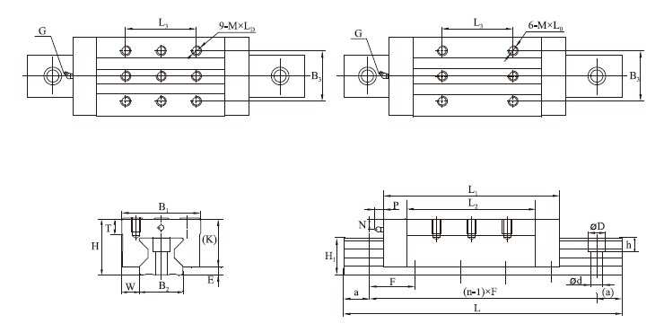 GBZ-AA/AAL Heavy Load High-Speed Precision Roller Heavy-duty Linear Guide