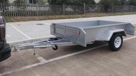Hot Dip Galvanized Box Trailer 1300KG Load with Bezel Ball Cover Connect