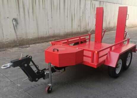 Firefighting Robot Fire Pump Excavator ATV 4 Wheel 1500kg Load Tractor Transport Trailer