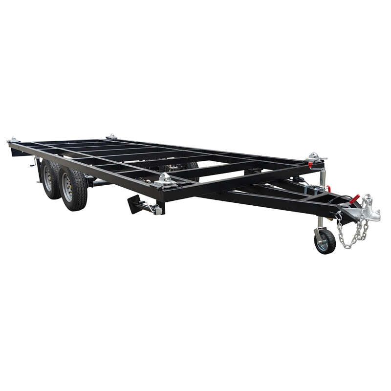 4 Wheeled 4000kg Load Container Mobile Home Travel Camper RV Trailer
