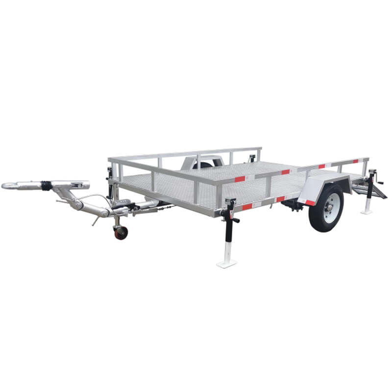 Travel System Load 1000kg Load 4 Wheel Trailer for Excavator ATV Crawler Machine