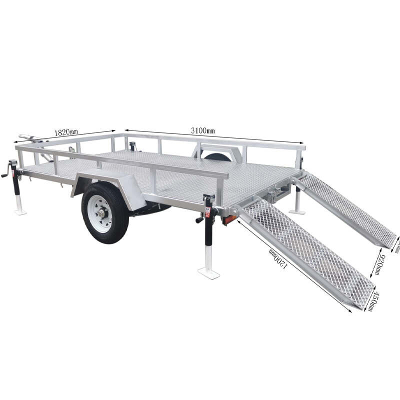 Customizable Size 900-3500kg ATV Excavator Trailer Small Loader for Transportation Car Trailers