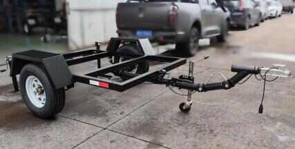 Multi-purpose Disc Drum Brakes 2-wheel Trailer with Parking Brake Jack Load 1000kg