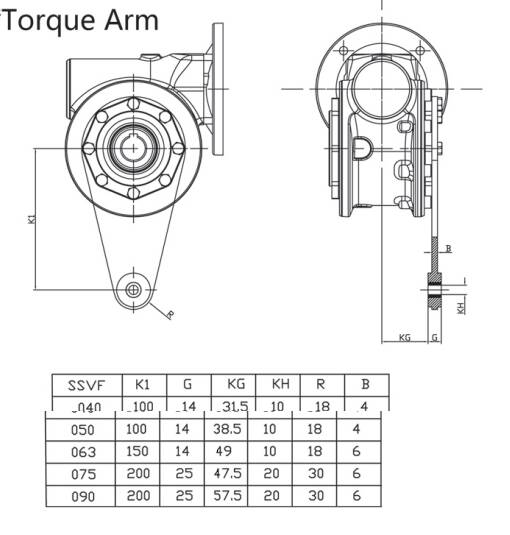 SSVF63 ODM Worm Gearbox Stainless Steel 304 Speed Gear Reducer for Machinery Farm Construction Industries