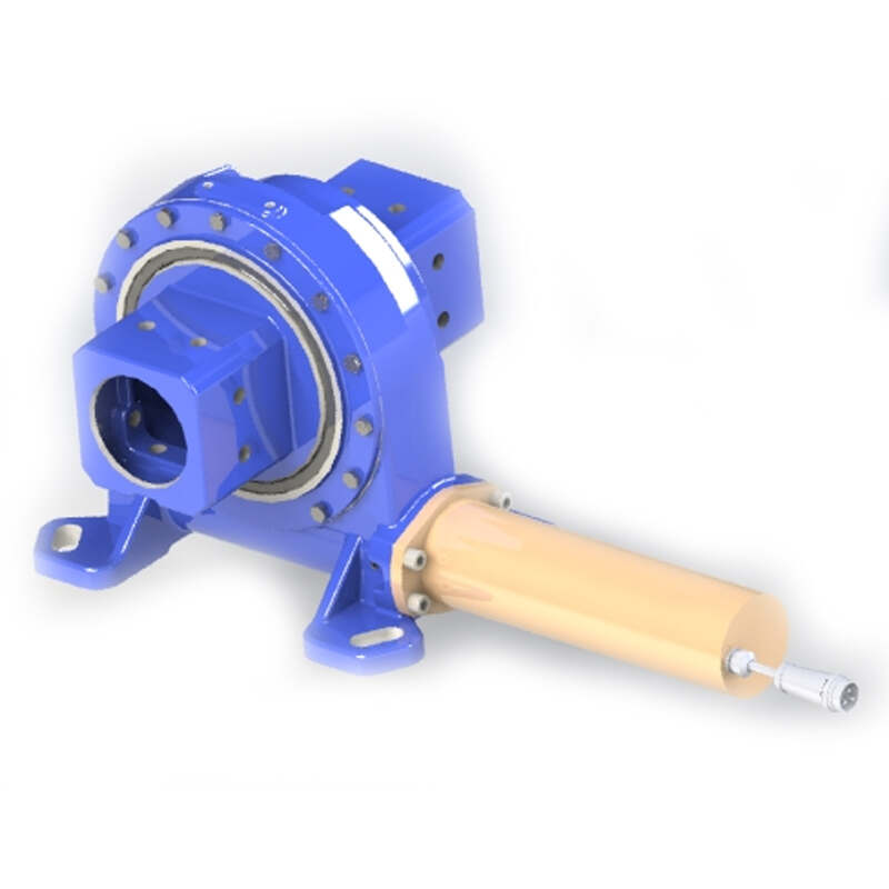 JV7S Series Ratio 58:1 Worm Gear Planetary Motor Slewing Drive Gearbox Reducer For Solar Energy Tracking