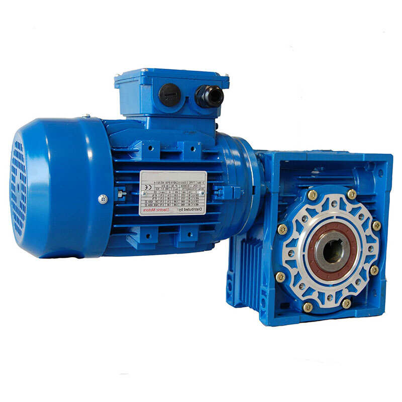 Aluminum Housing Transmission Reduction Speed Reducer Gear Wheel Drive NMRV Nmrv050 030 063 040 Worm Gearbox with Electric Motor