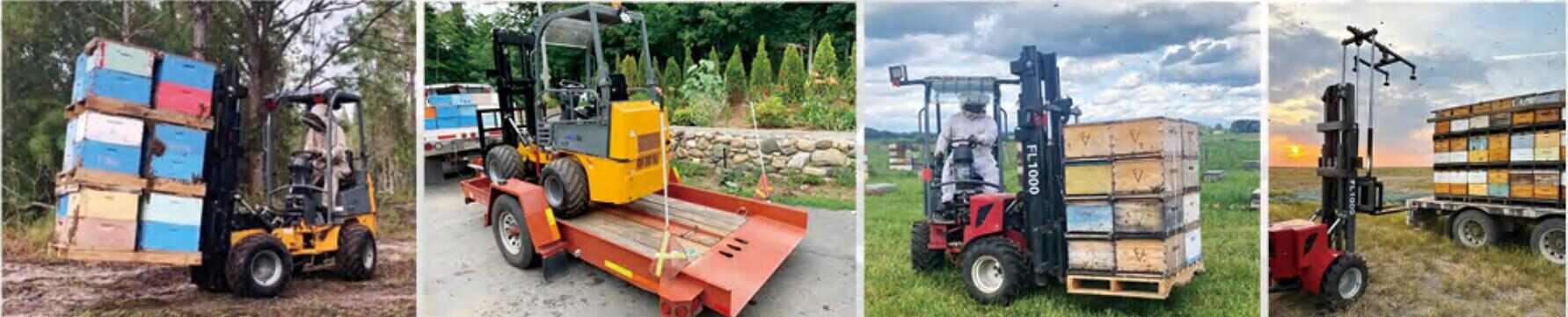 FL1000 Lifting Equipment Truck Hydraulic Electric Mini Forklift