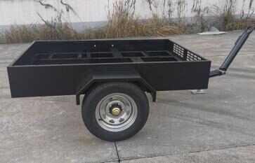 2 Wheel Truck Trailer with Load Capacity 1000kg with Fence for Moving Water Pump Equipment