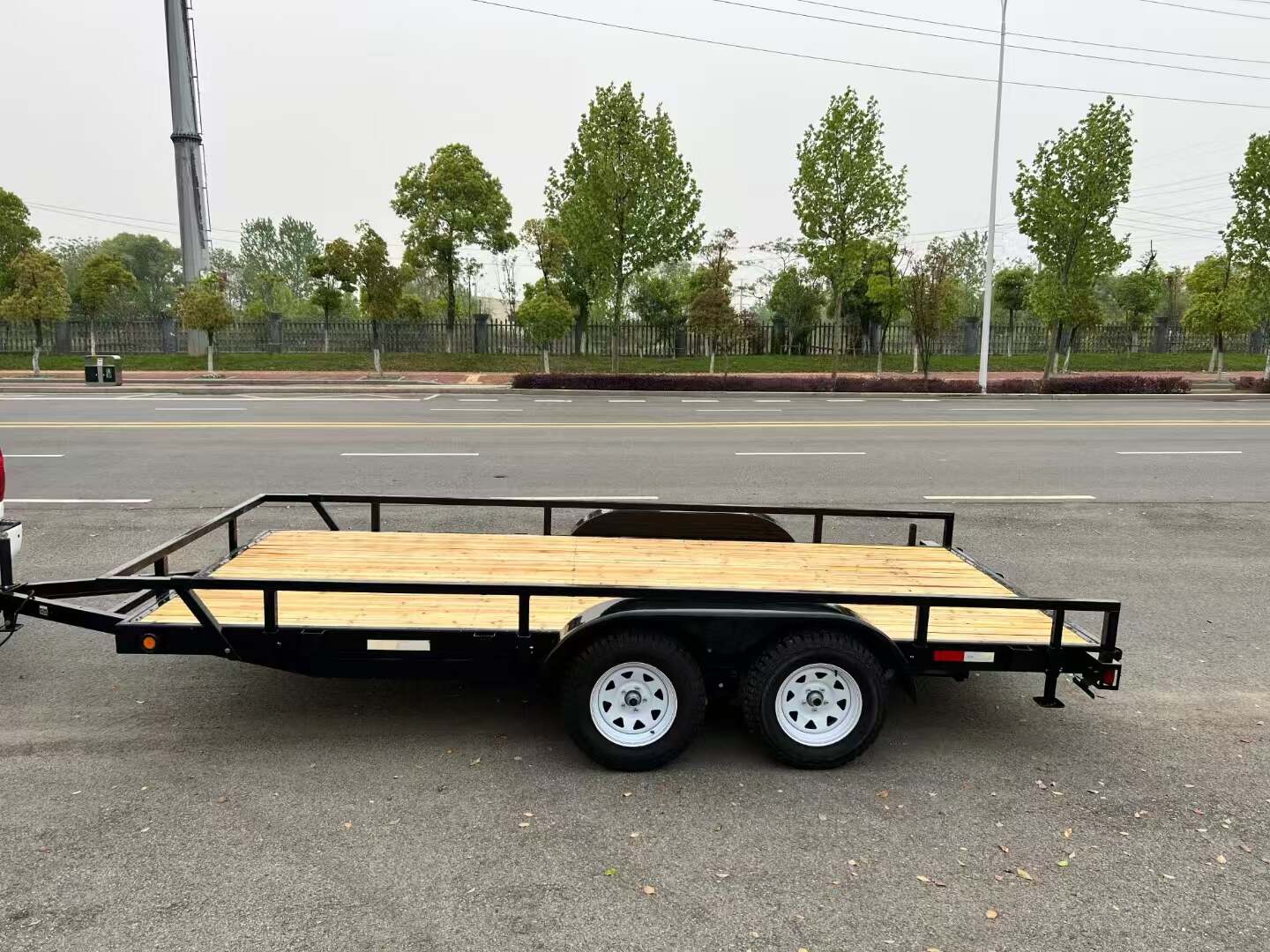 1500kg-3500KG Load Car Board Car Trailer with Rubber Torque Damping Axle
