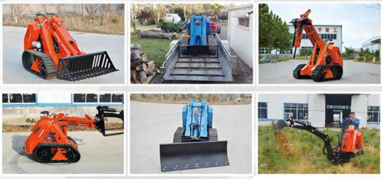 MS500 24HP 25HP Mini Track Skid Steer Loader