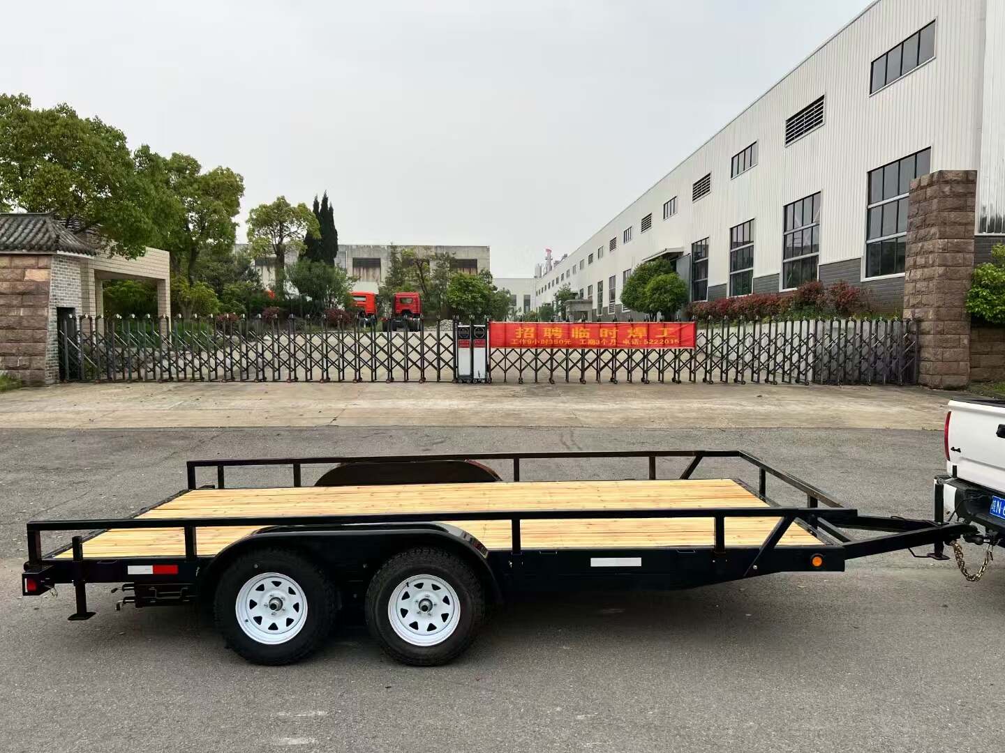 1500kg-3500KG Load Car Board Car Trailer with Rubber Torque Damping Axle
