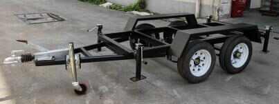 1500kg Load 4 Wheel Mobile Car Tow Dolly Car Steel Frame Chassis Trailer