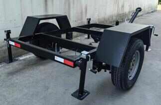 Tractor Trucks Car 2 Wheel Trailer Load 2500kg with Parking Brake