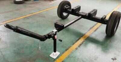 2 Tons Load Torque Shock Absorber 2 Wheel Axle Trailer Rear Axle with Brake