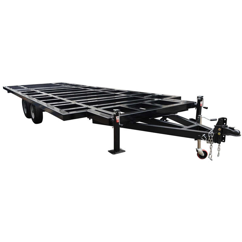4 Wheeled 4000kg Load Travel Trailer for Camping, Traveling, Shipping Containers, RVs