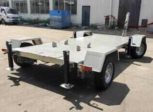 Hot Dip Galvanizing Equipment Trailer with 3000kg Load Capacity Car Trailer