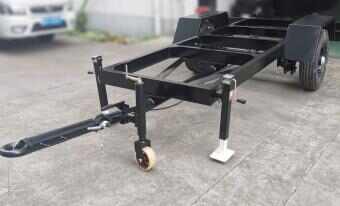 2-wheel Trailer with Load of 4000kg for Moving Medium-sized Air Compressor Equipment