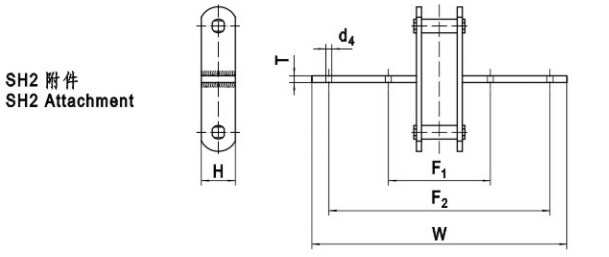 OEM Professional Manufacture of FV Series Conveyor Chains and Sprockets Transmission Chains FV40 FV63 FV90 FV112