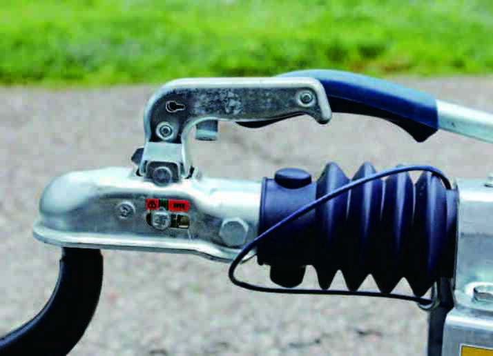 Trailer Parts and Accessories 1BJY-E02 Capacity 3500LBS Trailer European Coupler Equipped with Ball Size 50mm