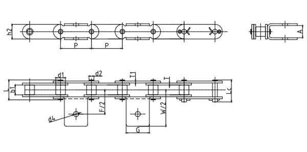 Agricultural Machinery Sugar Cane Harvester Chains for sale