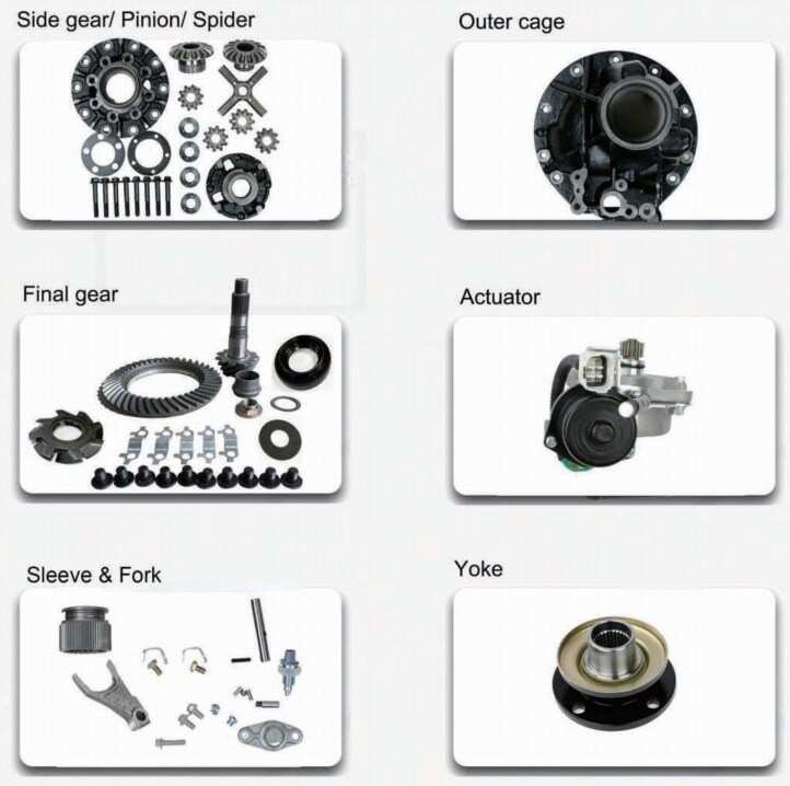 Front Differential Lock Parts Accessories Fit for Toyota  Land Cruiser  FZJ80 70 73 74 75