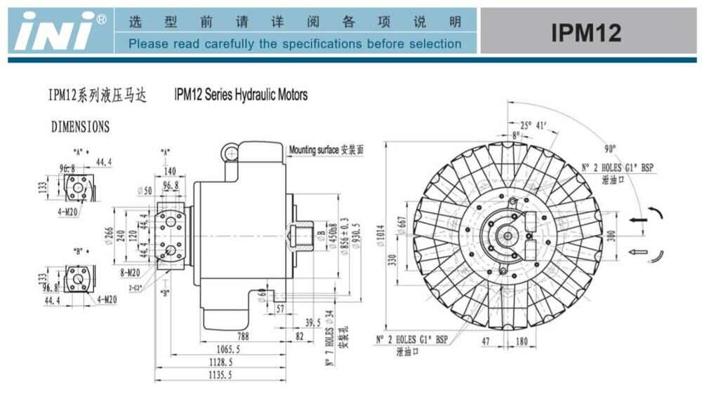 MINI High Quality Professional 10kw Hydraulic Motor 12v Hydraulic Pump Motor