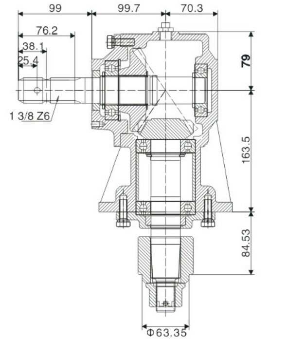 EP-RC33 Widely Used Superior Quality Gearbox Lawn Mower Series for Agricultural