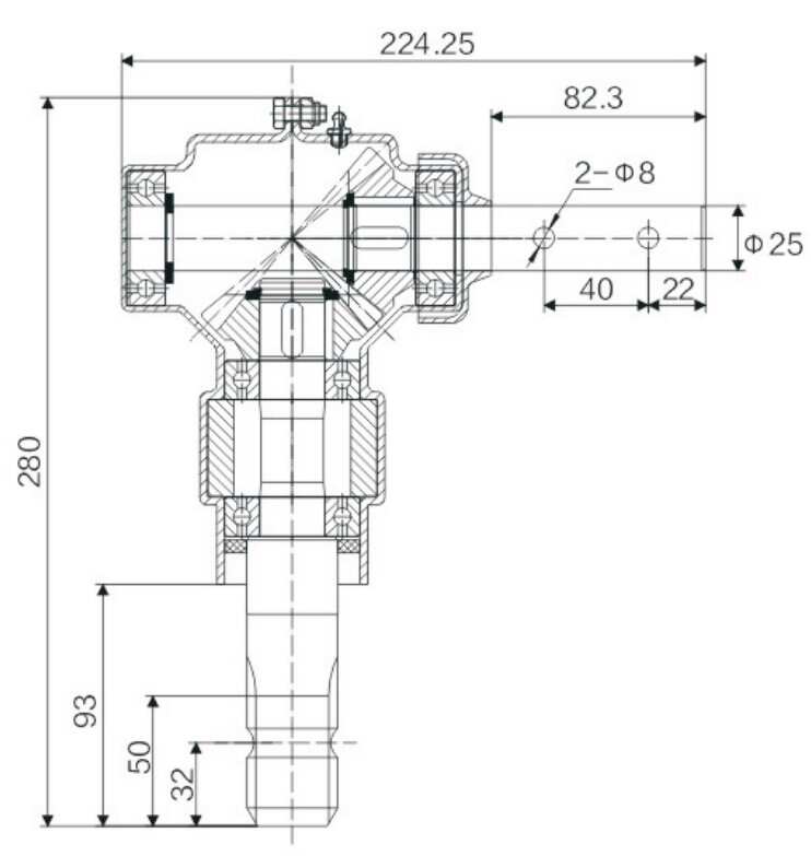 EP-01-229 Durable and High Quality Gearbox Aluminum Box Series for Agricultural