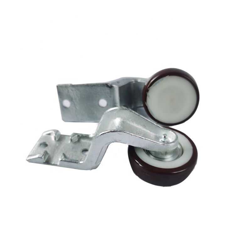 X458 Zinc Plated Overhead Trolley with Plastic Wheels