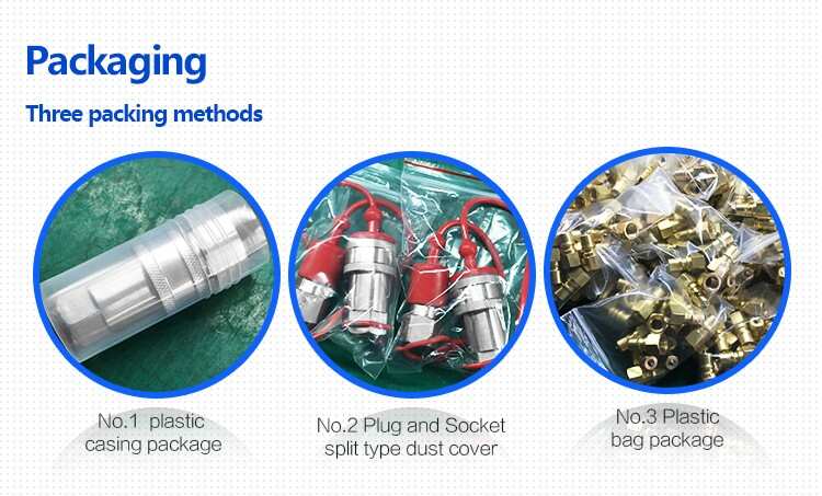 Parker 3000 Standard Kze-B Thread Aluminium Hydraulic Quick Connect Dust Covers Plugs for Hydraulic Cylinder