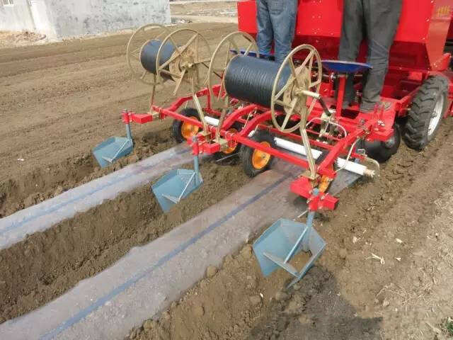 Two Rows Potato and Garlic Planter Machine for Tractor Use