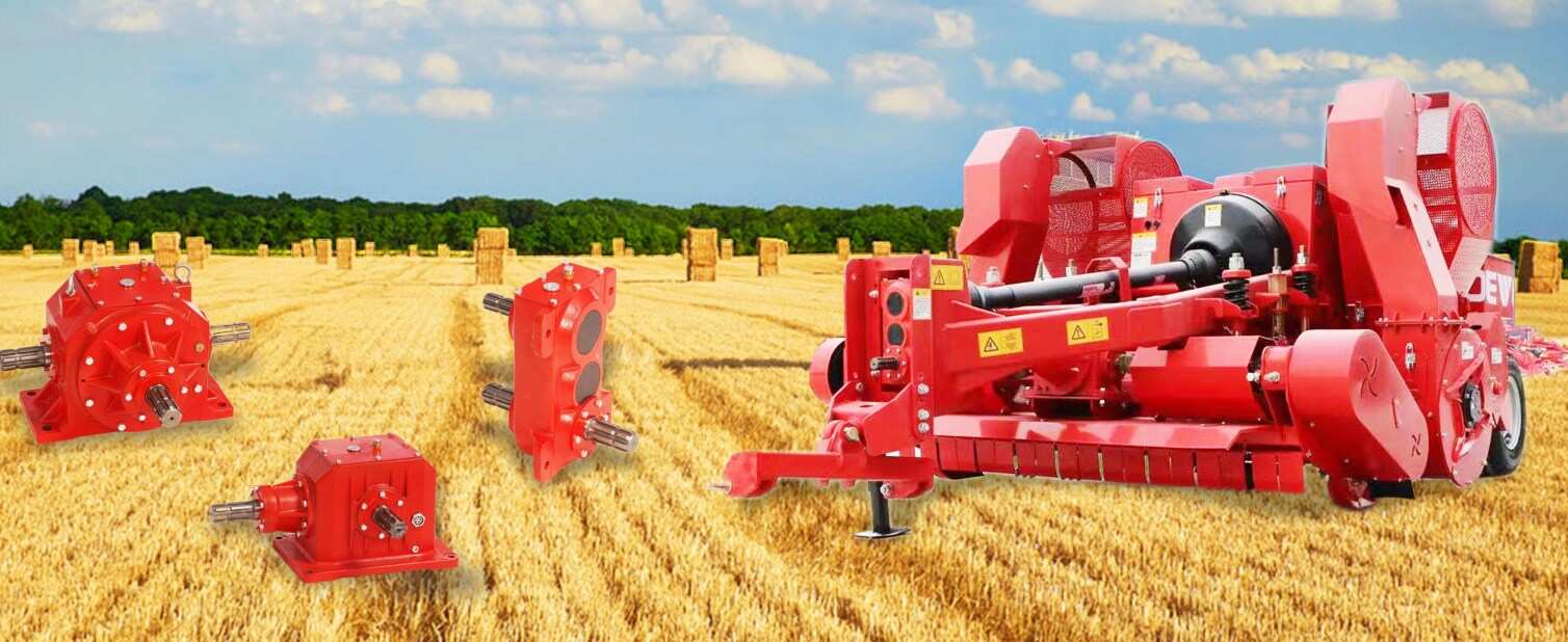Reliable Powerful Large Small Round Square Baler Gearbox for Agricultural Machine Square Balers Hay Rakes Round Straw Balers