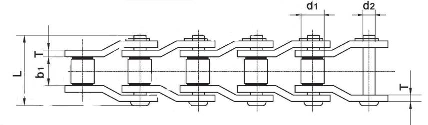 Professional 4013 2010 2512 2814 3315 3618 4020 4824 W132 Nonstandard Chain Cranked Link with High Quality