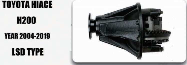 Rear Differential Parts Accessories Fit for Toyota Hiace H200 With Side Final Gear Pinion Spider Retarder Case Yoke