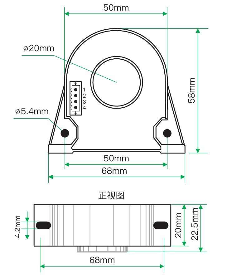 SITD Series Stable High Precision Magnetic Balance Current Sensor for Power Monitoring UPS