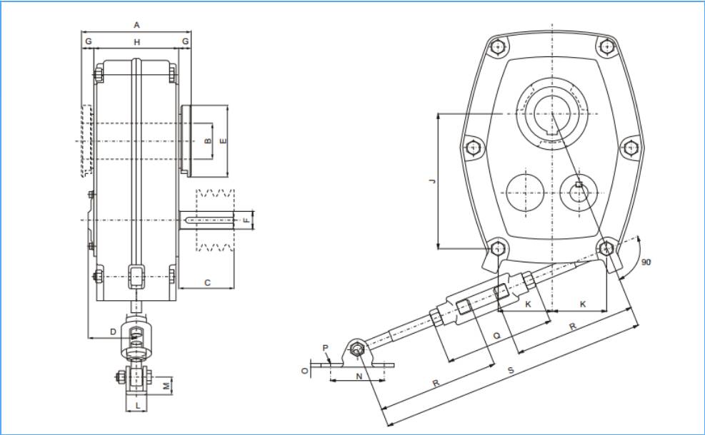 SMR Shaft Mounted Gear Speed Reducer