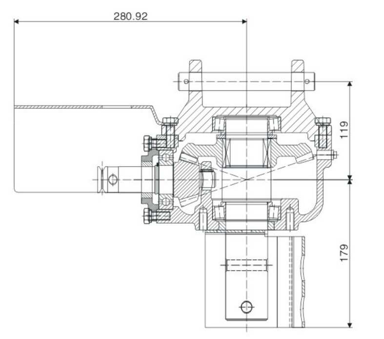 EP-650PHD Economical Custom Design Gearbox Pit Digger for Agricultural