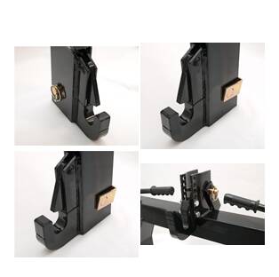 3000 Lbs Capacity Loader Bucket Skidsteer Tractor Clamp on Pallet Fork