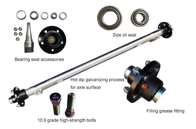 Heavy Duty 2300kg Travel Truck Trailer Yacht Parts Boat Trailer