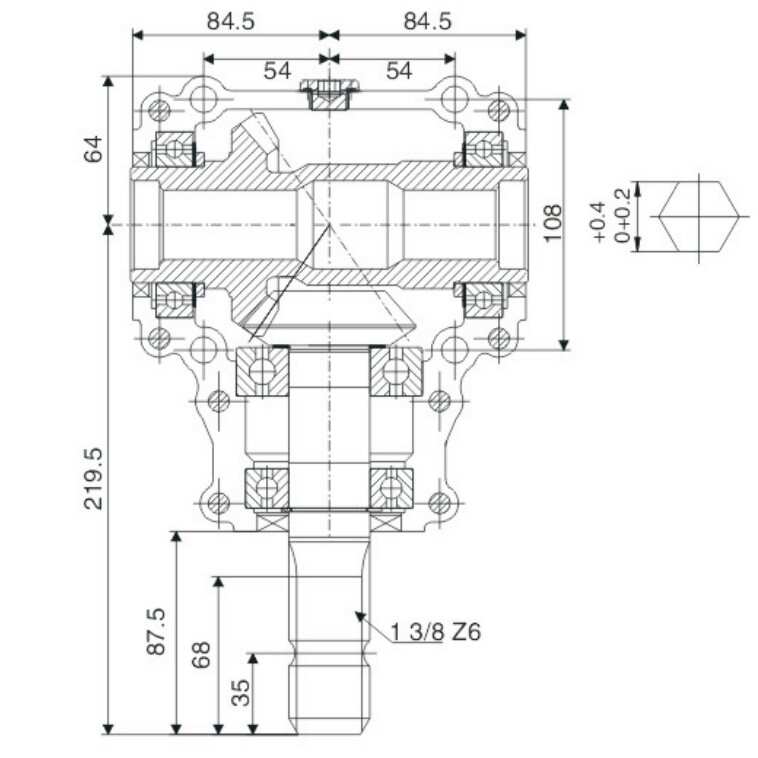 EP-01-674 Promotional Various Gearbox Aluminum Box Series for Agricultural