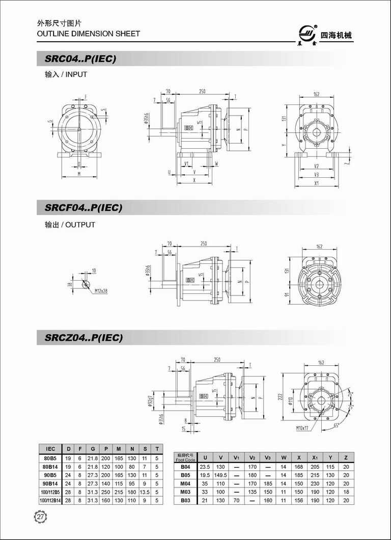 Professional TRC02 Industrial Gears TRC Helical Reduktor China Speed Reducer with High Quality