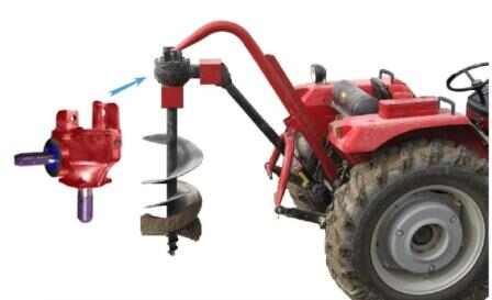 540rpm Tractor PTO Right Angle Bevel Cutter Agricultural Rotovator Power Rotary Tiller Gear Box Feed Mixer Lawn Mower Gearbox