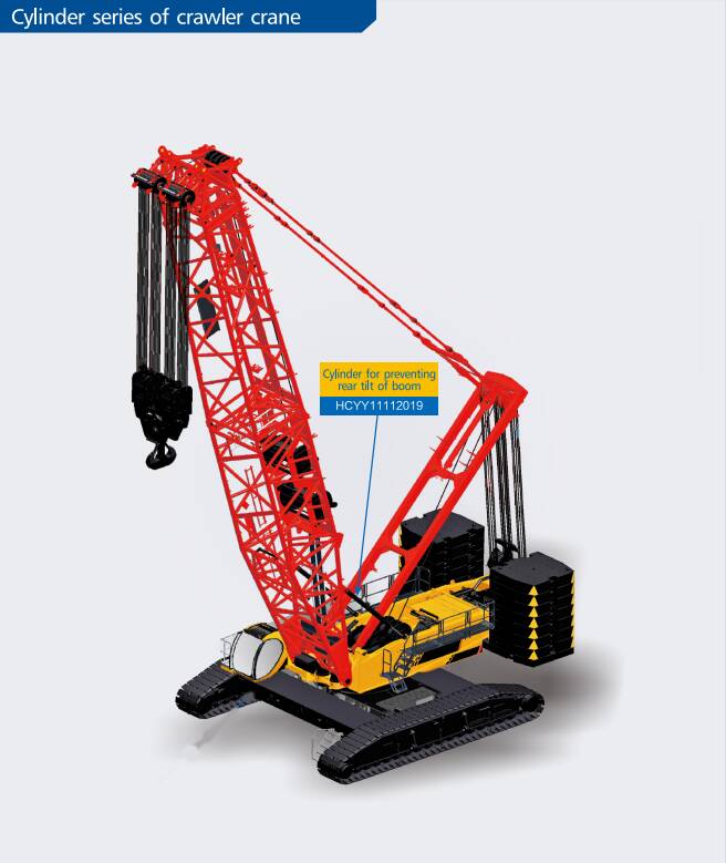 HCYY11112019 Good Quality Professional Factory 820kg Hydraulic Cylinder for Preventing Rear Tilt of Boom